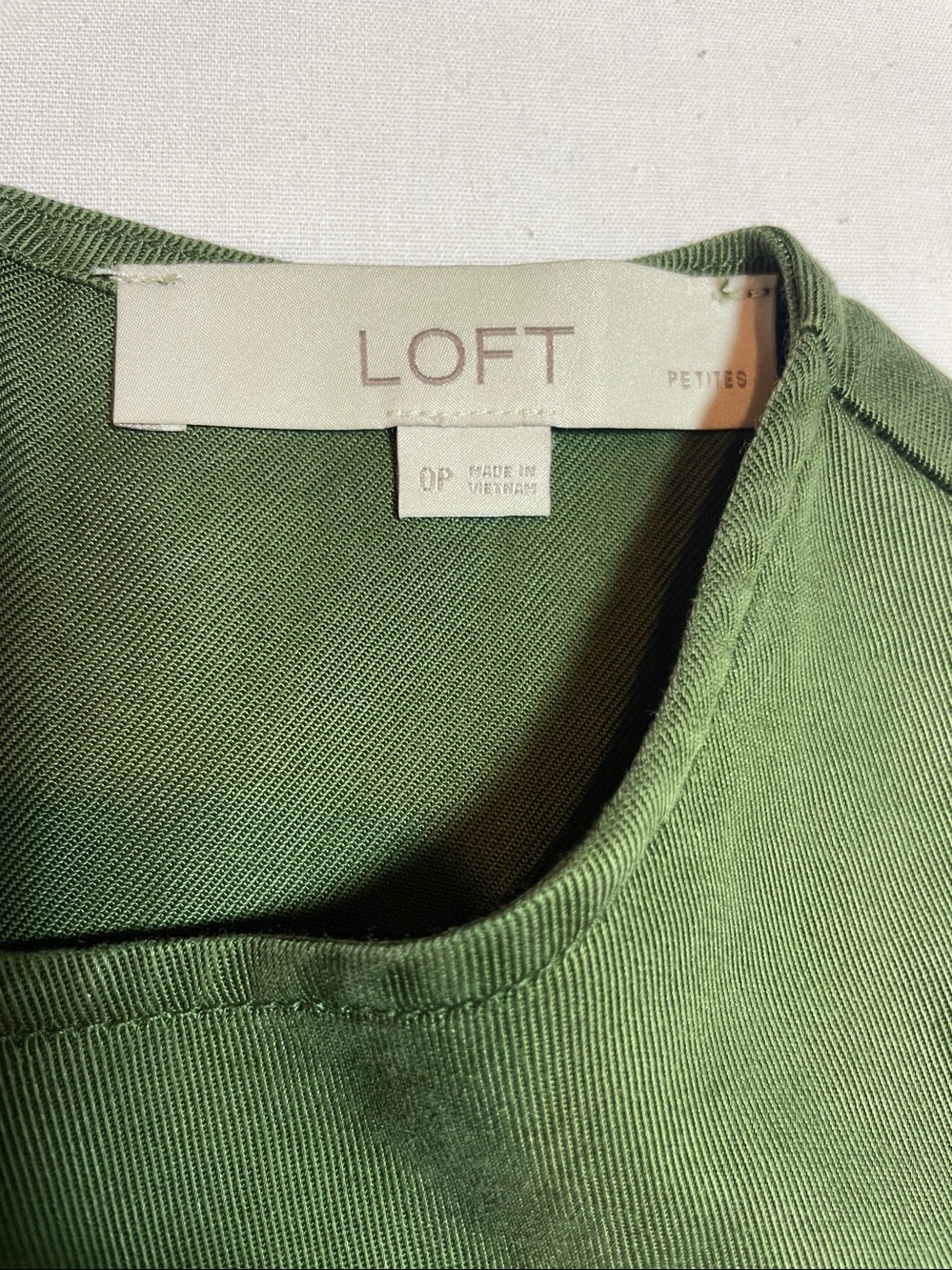 LOFT Olive Green Crewneck Jumper - Picture 6 of 8